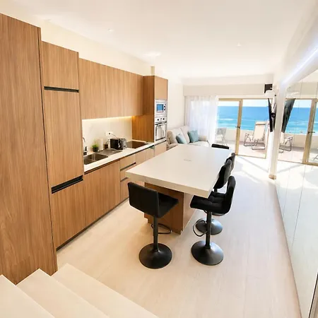 Modern Beachfront With Balcony Views New * Las Palmas de Gran Canaria